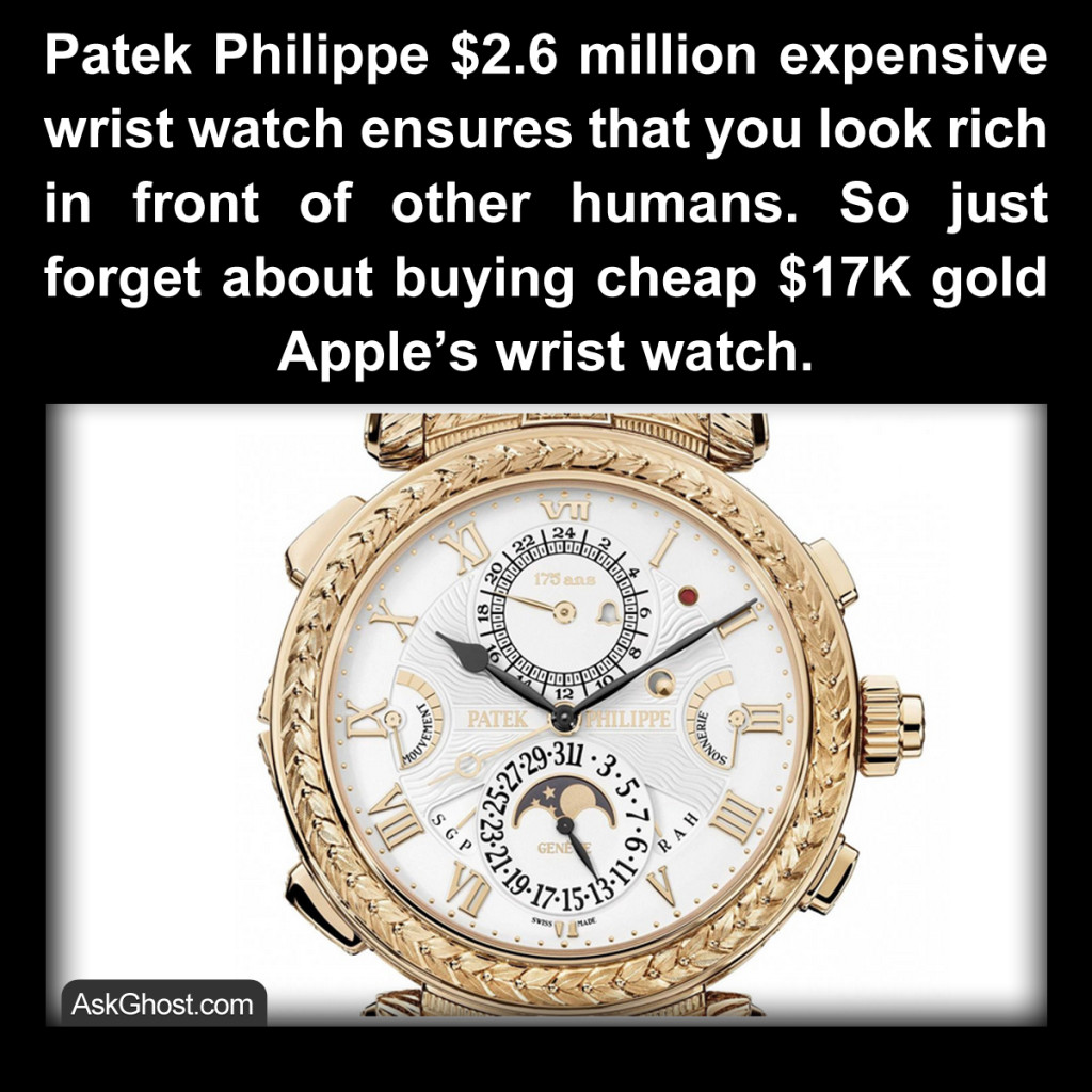 Patek Philippe $2.6 Million Wristwatch